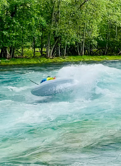 Valldal surfing kayak blunt